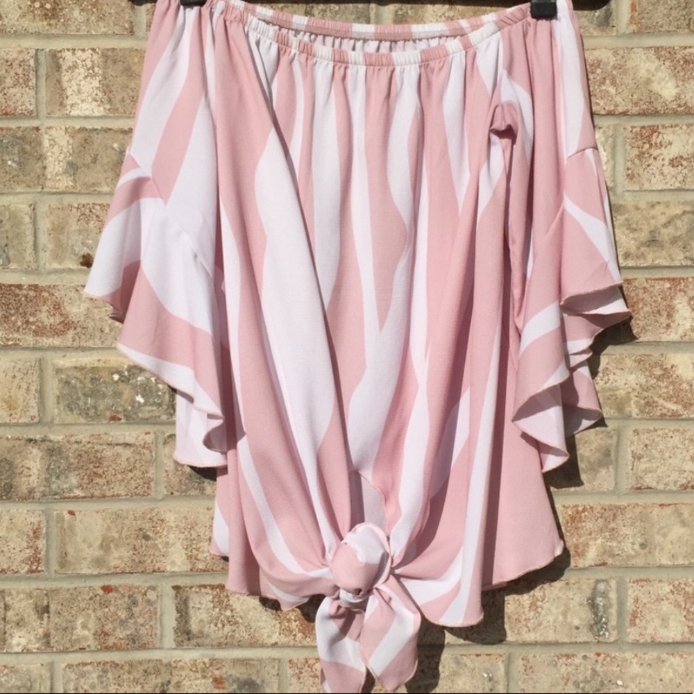 Off Shoulder Ruffle Top - Picture 10 of 14